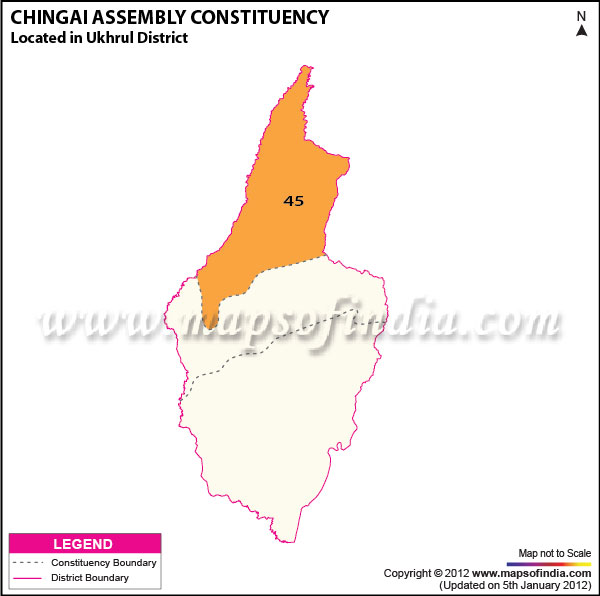 Assembly Constituency Map of Chingai