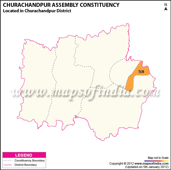 Assembly Constituency Map of Churachandpur