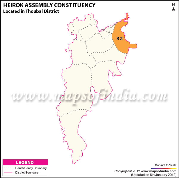 Assembly Constituency Map of Heirok