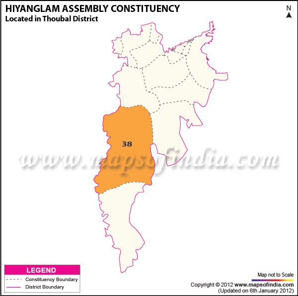 Assembly Constituency Map of Hiyanglam