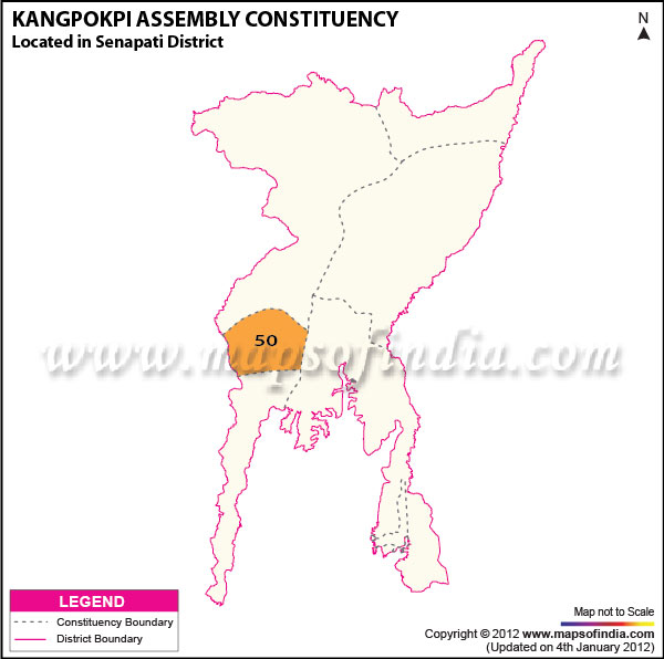 Assembly Constituency Map of Kangpokpi