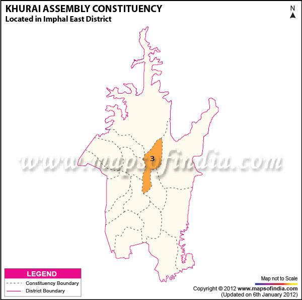 Assembly Constituency Map of Khurai Assembly Constituency Map of Khurai