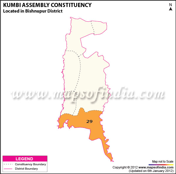 Assembly Constituency Map of Kumbi