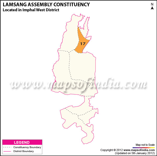 Assembly Constituency Map of Lamsang