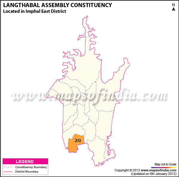 Assembly Constituency Map of Langthabal