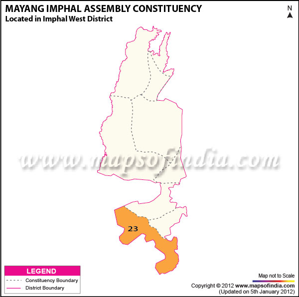 Assembly Constituency Map of Mayang Imphal