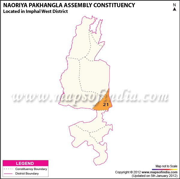 Assembly Constituency Map of Naoriya Pakhanglakpa