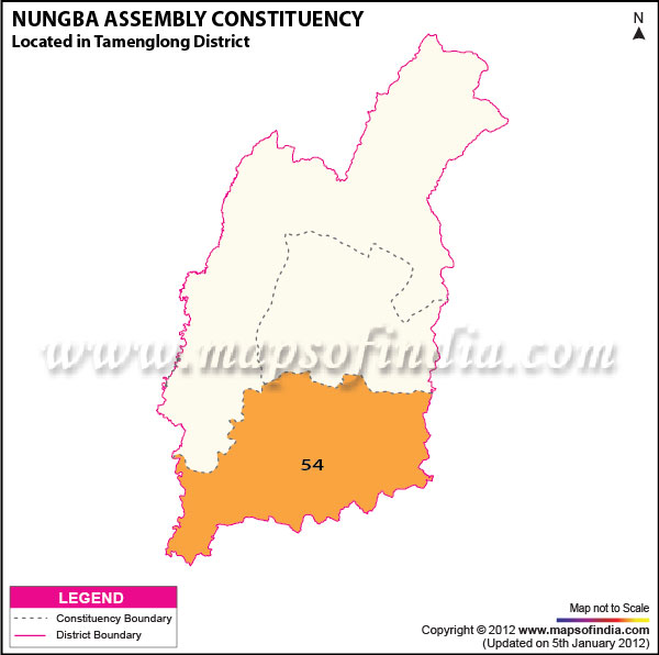 Assembly Constituency Map of Nungba