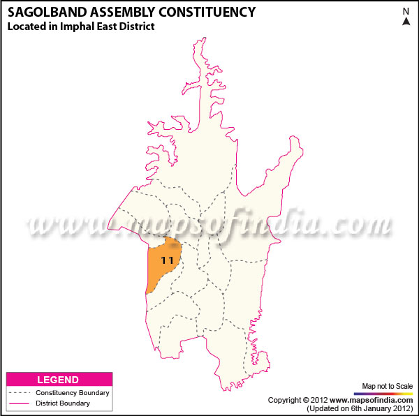 Assembly Constituency Map of Sagolband