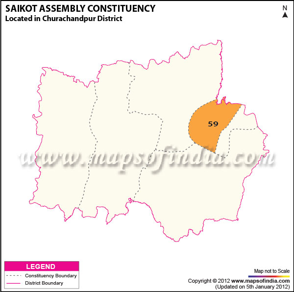 Assembly Constituency Map of Saikot