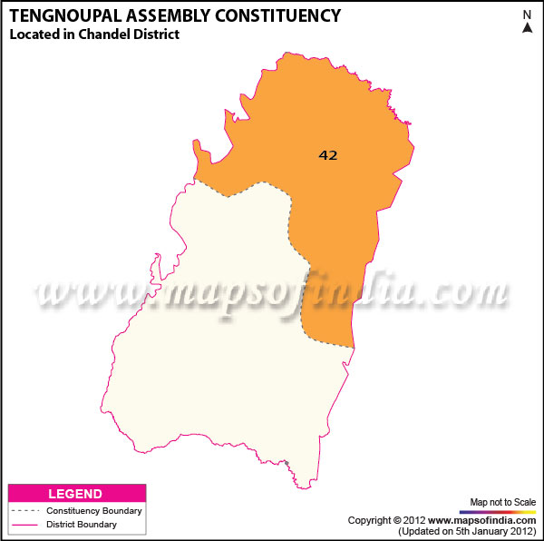 Assembly Constituency Map of Tengnoupal