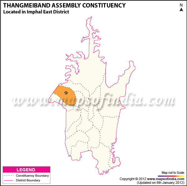 Assembly Constituency Map of Thangmeiband