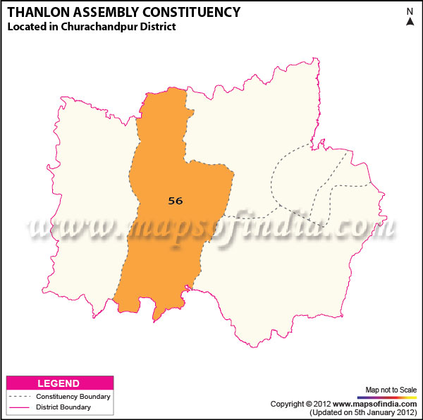 Assembly Constituency Map of Thanlon
