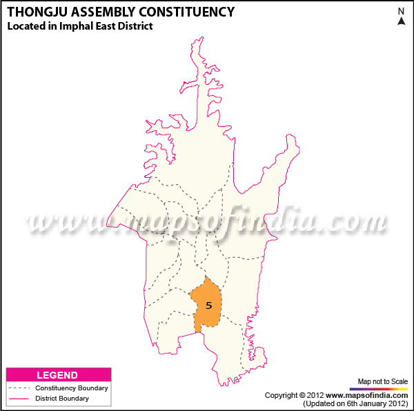 Assembly Constituency Map of Thongju