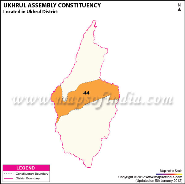 Assembly Constituency Map of Ukhrul Assembly Constituency Map of Ukhrul