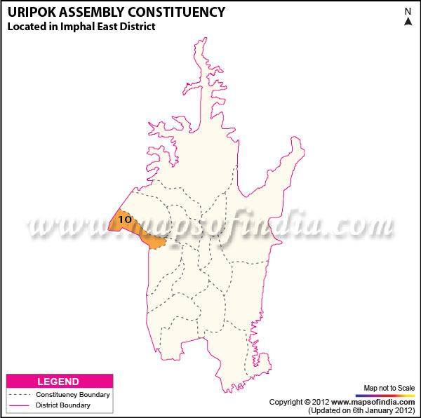 Assembly Constituency Map of Uripok