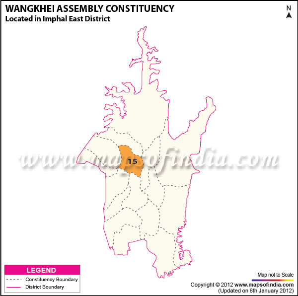 Assembly Constituency Map of Wangkhei