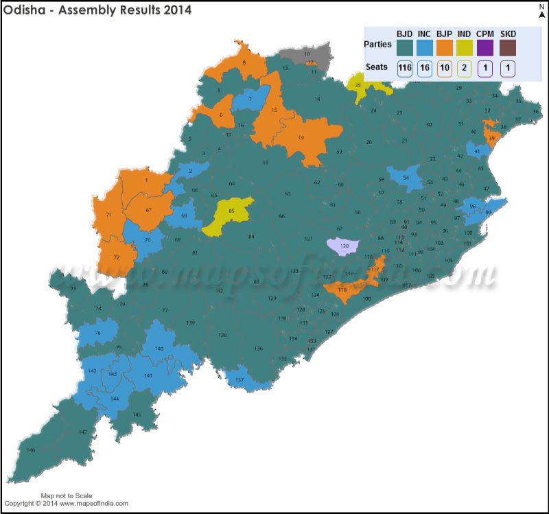 Odisha Vidhan Sabha Election Live Results