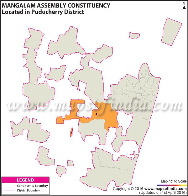 Assembly Constituency Map of Mangalam
