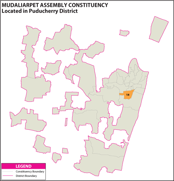 Assembly Constituency Map of Mudaliarpet