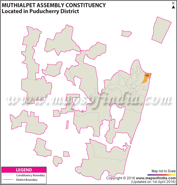 Assembly Constituency Map of Muthialpet