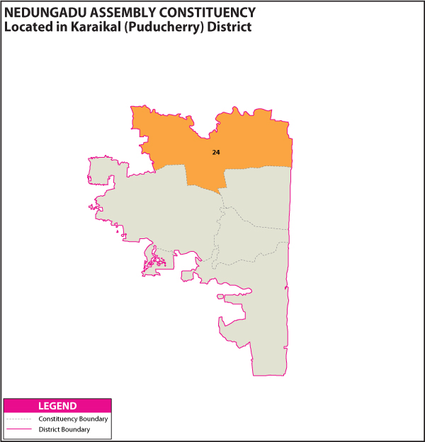 Assembly Constituency Map of Nedungadu