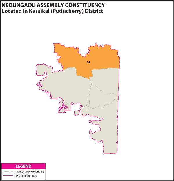 Assembly Constituency Map of Nedungadu