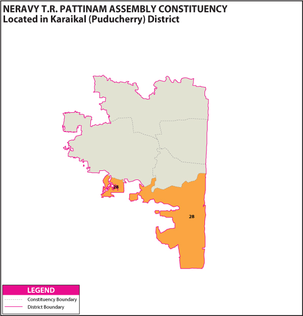 Assembly Constituency Map of Neravy T.R. Pattinam