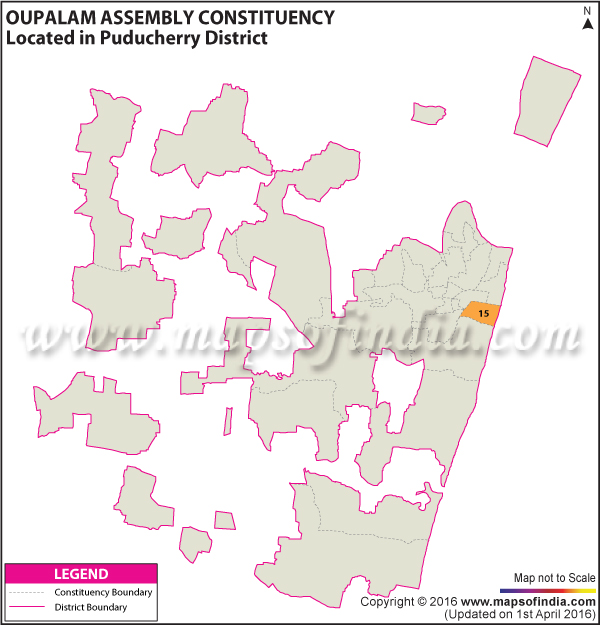 Assembly Constituency Map of Oupalam