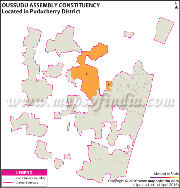 Assembly Constituency Map of Oussudu