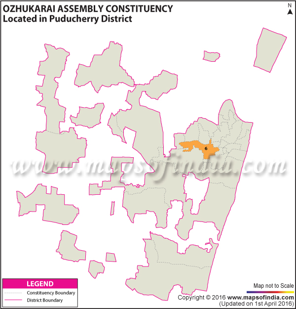 Assembly Constituency Map of Ozhukarai