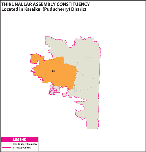Assembly Constituency Map of Thirunallar