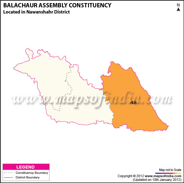Assembly Constituency Map of Balachaur