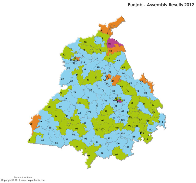 Punjab Elections 2012 Results