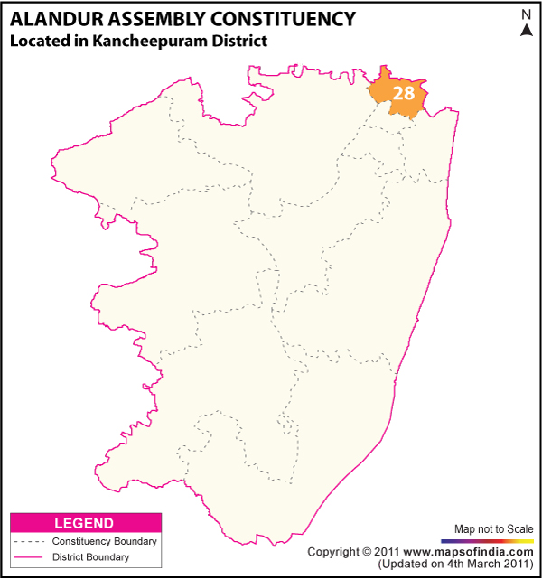 2011 Tamil Nadu Assembly Election Result Map