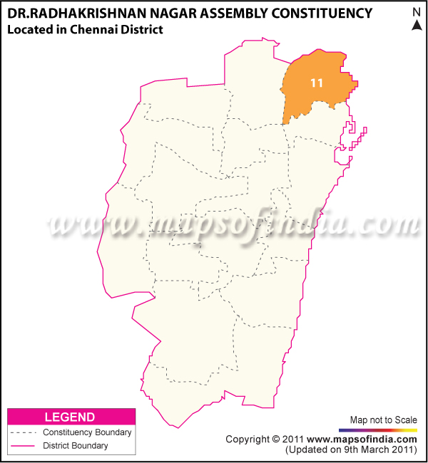 LIVE Dr. Radhakrishnan Nagar Election Result 2021, Chennai District