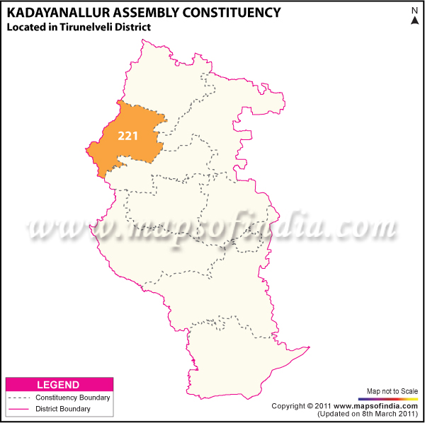 LIVE Kadayanallur Election Result 2021, Tenkasi District Kadayanallur