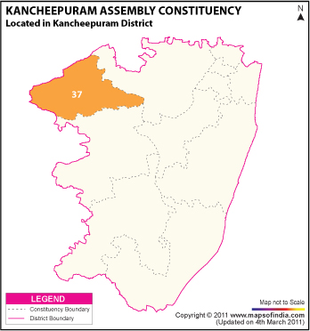Kancheepuram Assembly Constituency Map