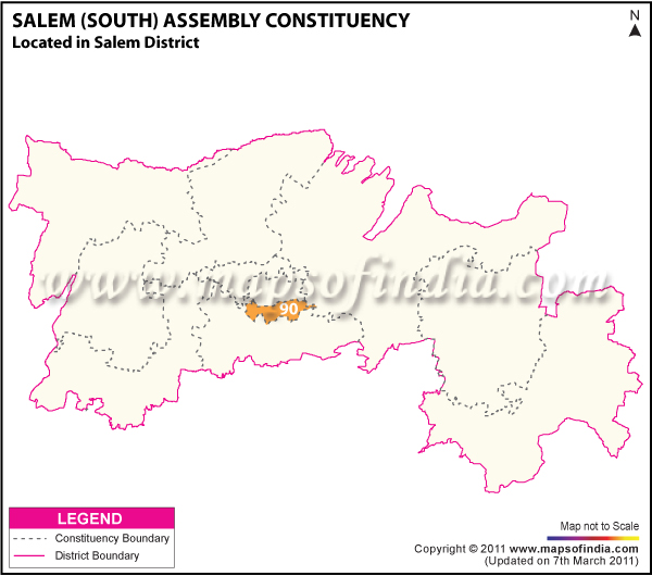 LIVE Salem (South) Election Result 2021, Salem District Salem (South