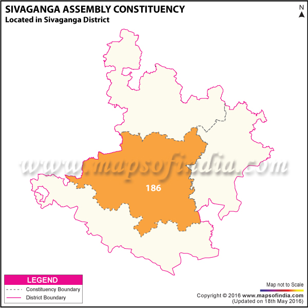 Sivaganga Assembly Constituency Map