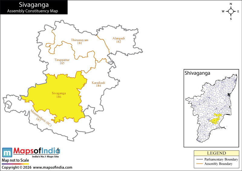 Sivaganga Assembly Constituency Map
