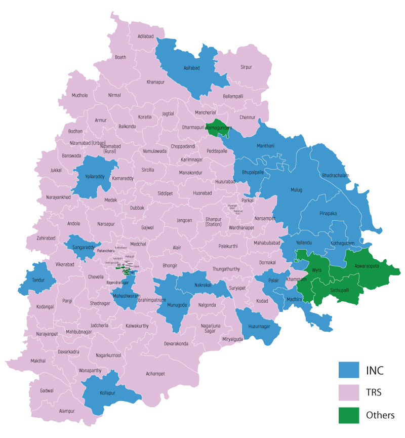 2018 Assembly Results Telangana