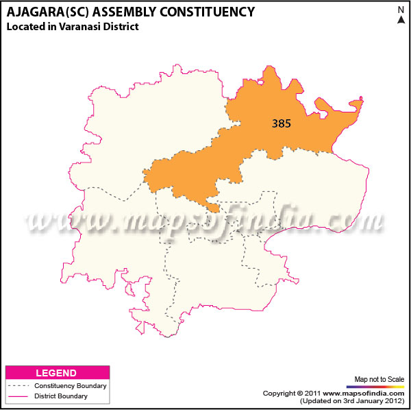 Assembly Constituency Map of  Ajagara (SC)