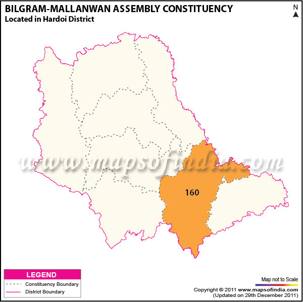 Assembly Constituency Map of  Balamau (SC)