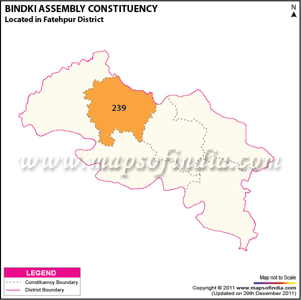 Assembly Constituency Map of Bindki Assembly Constituency Map of Bindki
