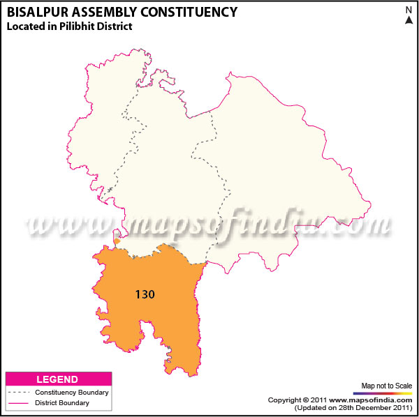 Assembly Constituency Map of  Bisalpur