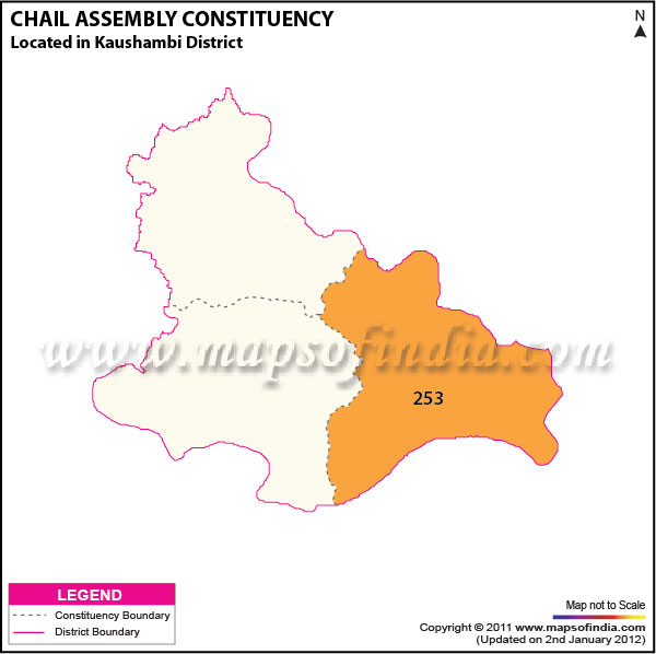 Assembly Constituency Map of  Chail