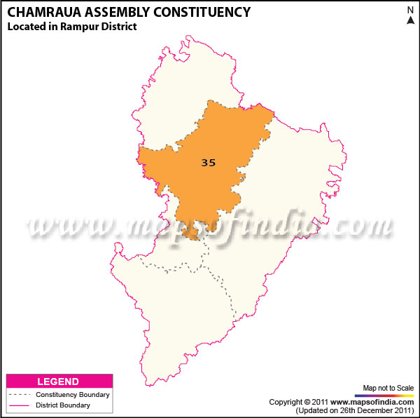 Assembly Constituency Map of  Chamraua