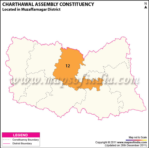 Assembly Constituency Map of  Charthawal