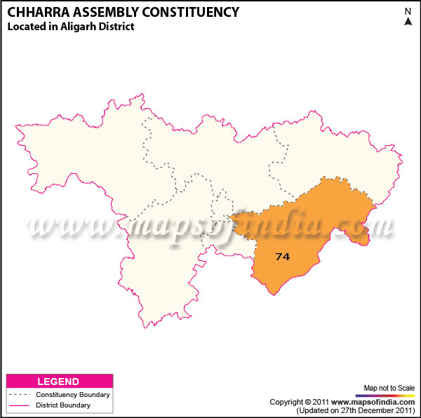 Assembly Constituency Map of  Chharra